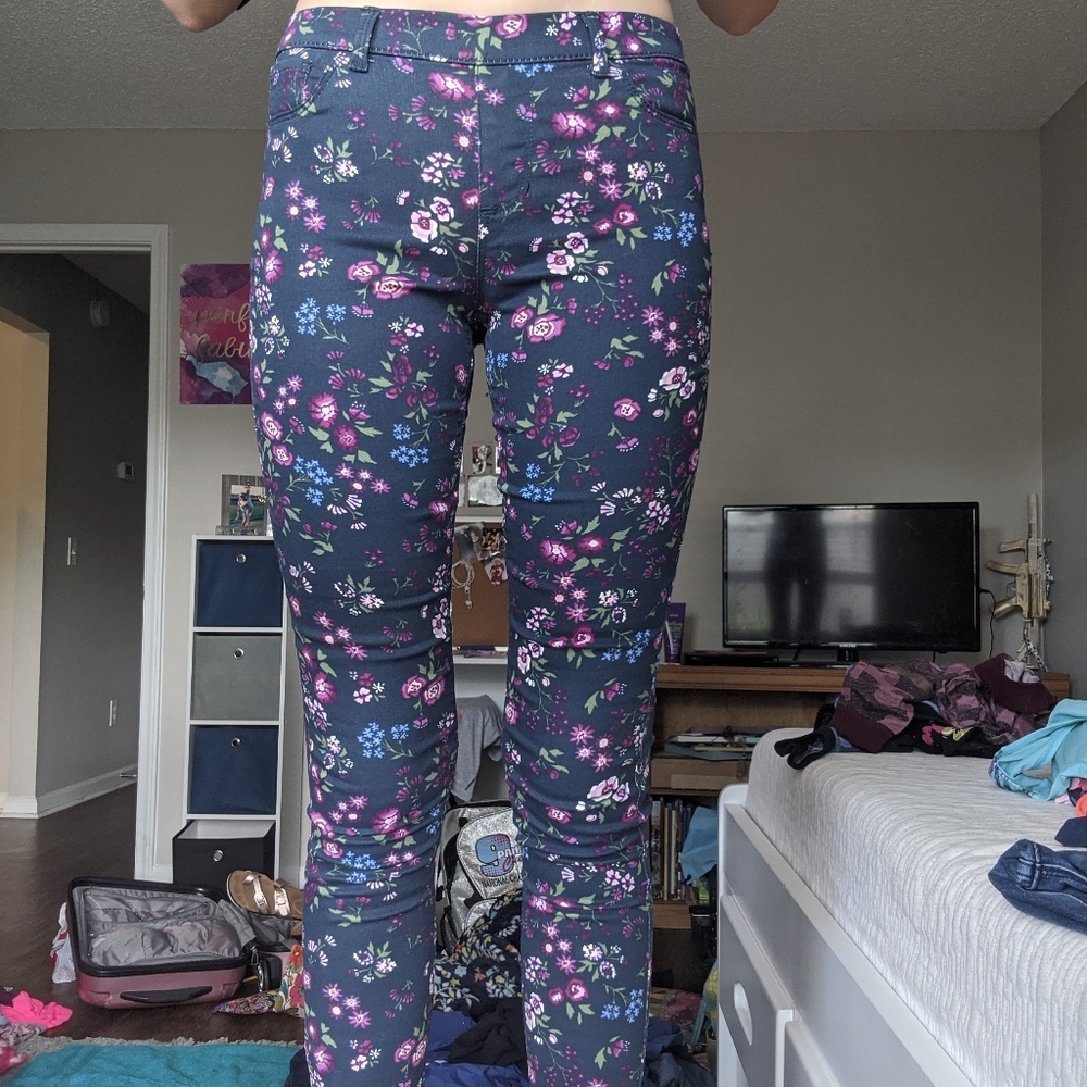 Floral jeggings